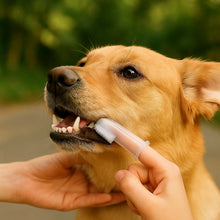 Mjuka Silikon Fingertandborstar för Hund & Katt - 6 pack