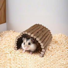 Flexibel Träbro i Pil för Smådjur