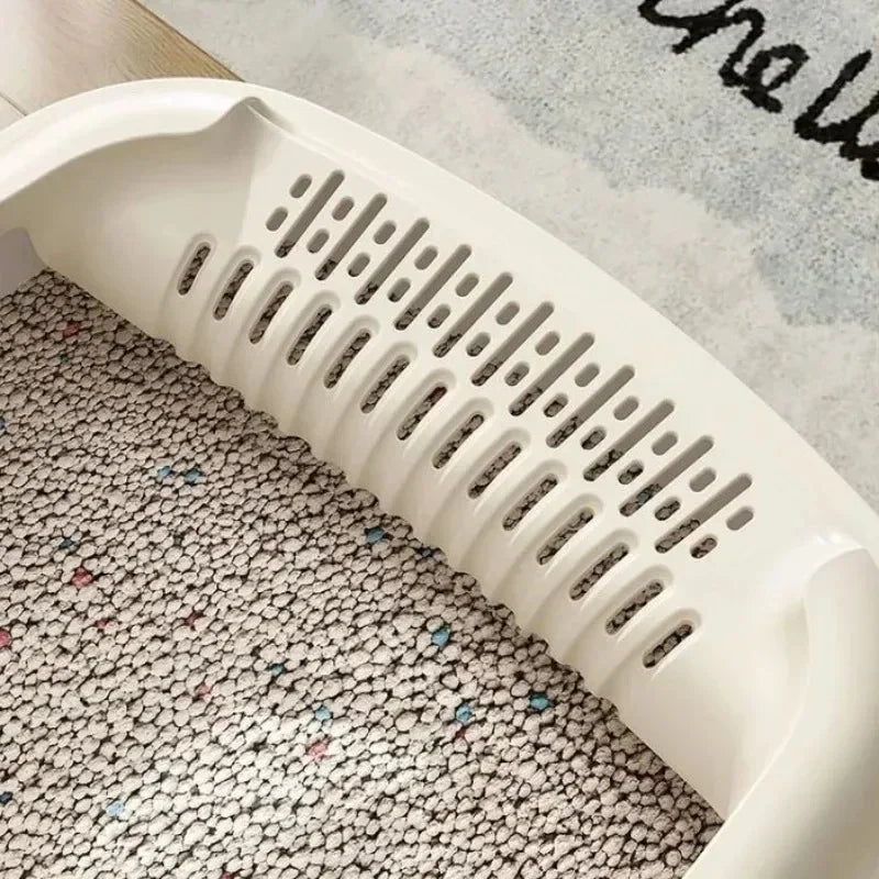 Kattlåda med stänkskydd & galler