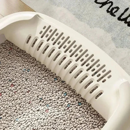 Kattlåda med stänkskydd & galler